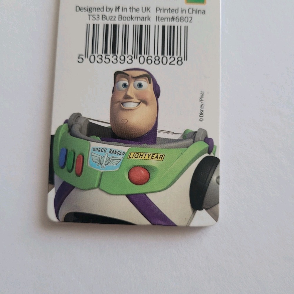 2010 Buzz Lightyear Hero Toy Story 3 Bookmark Magnetic Magnet UK Company If 6802 - Picture 11 of 16